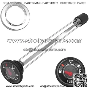 Fuel Gas Tank Level Gauge Meter Fuel Gas Cap for Kawasaki Prairie 360 KVF360 Mule 3010 4000 4010 KAF 620 950 (OEM# 52005-7501 52005-0738)