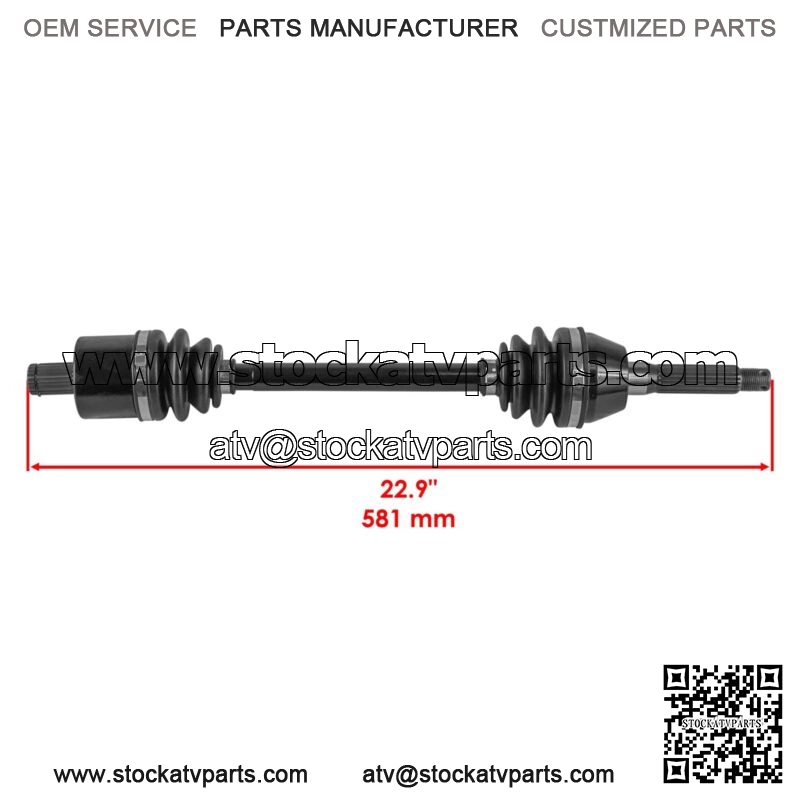 Front CV Joint Axle And Ball Bearing For Polaris Sportsman Touring 570 2020-2021 - Image 2