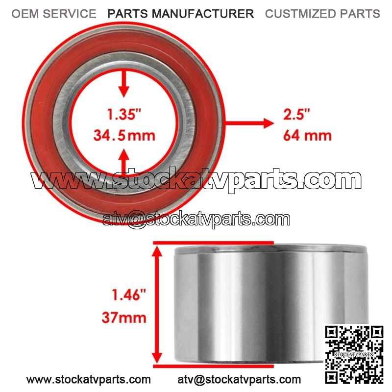 Front CV Joint Axle And Ball Bearing For Polaris Sportsman Touring 570 2020-2021 - Image 4