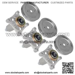 Spindle Pulley Set For AYP Ariens 21546238 187292 192870 46" Decks 3x