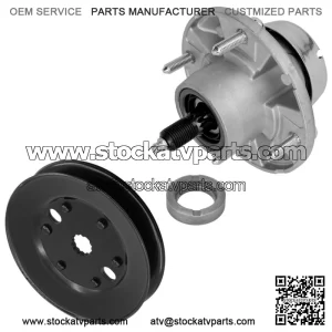 Deck Spindle Assembly w/Pulley for John Deere X320 X324 X500 X520 48"