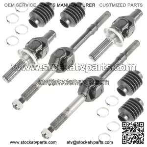 2 Complete Rear Axle Drive Shaft For Kawasaki Mule 4010 KAF950F Diesel 2009-2013