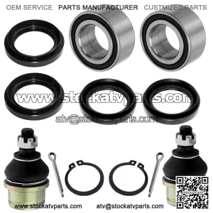 2 Front Knuckle Ball Joint Bearing For Honda TRX500FGA Foreman Rubicon 500 04-09