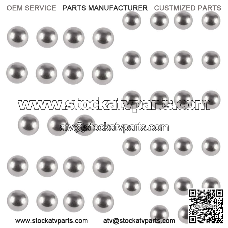 6mm 1/4" Front Fork Yolk Stem Ball Bearings for Yamaha FZ600 1986-1988