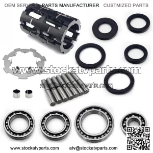 High Performance Front ATV Differential Rebuild Kit With Cage