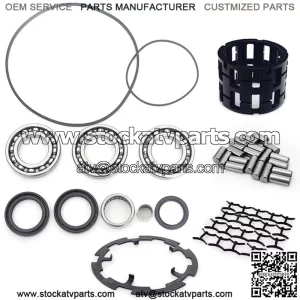 Front Differential Roller Cage Bearing and Seal Kits for Polaris Ranger 400 500 700 800 Sportsman 300 400 500 700 800