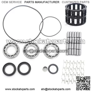 Front Differential Roller Cage Bearing & Seal Kit for Polaris Sportsman 450 HO 2016-2017 / Sportsman 570 2015-2017