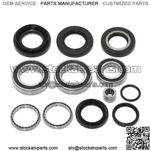 Rear Differential & Axle Bearings Seals Kit For Honda Rancher 420 TRX420 2007-2013