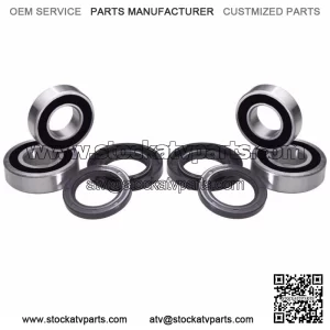 Both Front Wheel Bearing Seal Kits for 93-00 Honda FourTrax 300 TRX300 2x4 (For: Honda)