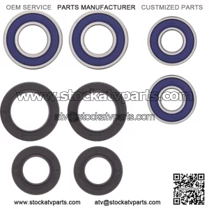 Both Front Wheel Bearing Seal for Honda  TRX300 Fourtrax 2WD 1988-1992 (For: Honda)