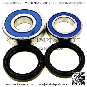 REAR AXLE WHEEL HUB BEARING SEAL KIT HONDA TRX420 420 SOLID AXLE RANCHER 2014-24 (For: Honda)