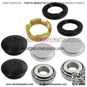Swingarm Bearing Seals Lock Nut & Cap Kit For Honda TRX300 FourTrax 300 2x4/4x4 (For: Honda)