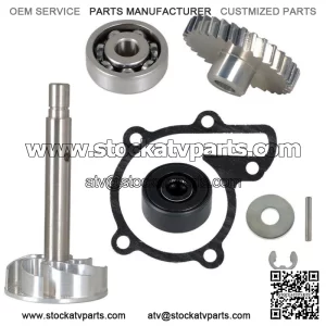 For Yamaha Banshee Billet Aluminum Water Pump Gear, Bearing, Seal, Gasket