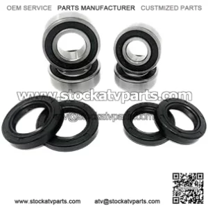 Both Front Wheel Bearing and Seal Kits Compatible with 03-14 Suzuki LTZ 400 Z400 LTZ 250 LTR450