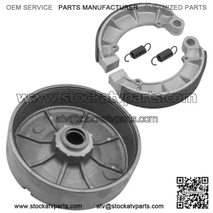 Rear Brake Drum W/Brake Shoes For Honda Foreman Rubicon 500 TRX500FGA 4x4 04-08