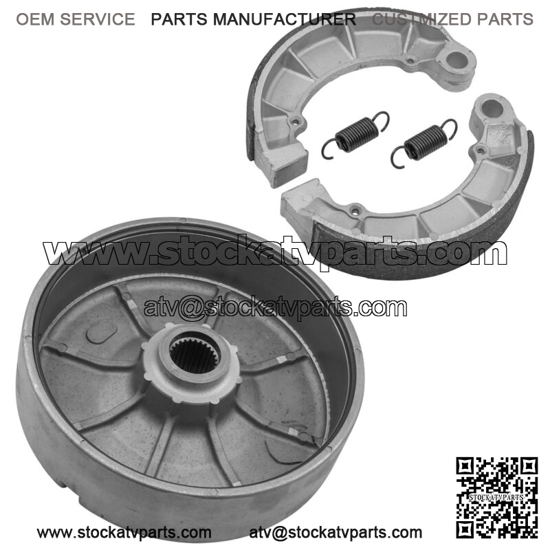 Rear Brake Drum W/Brake Shoes For Honda Foreman Rubicon 500 TRX500FGA 4x4 04-08