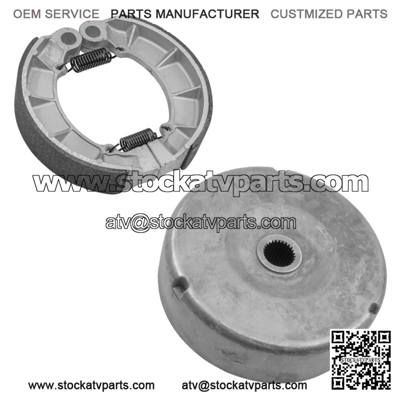 Rear Brake Drum W/Brake Shoes For Honda Foreman Rubicon 500 TRX500FGA 4x4 04-08 - Image 4