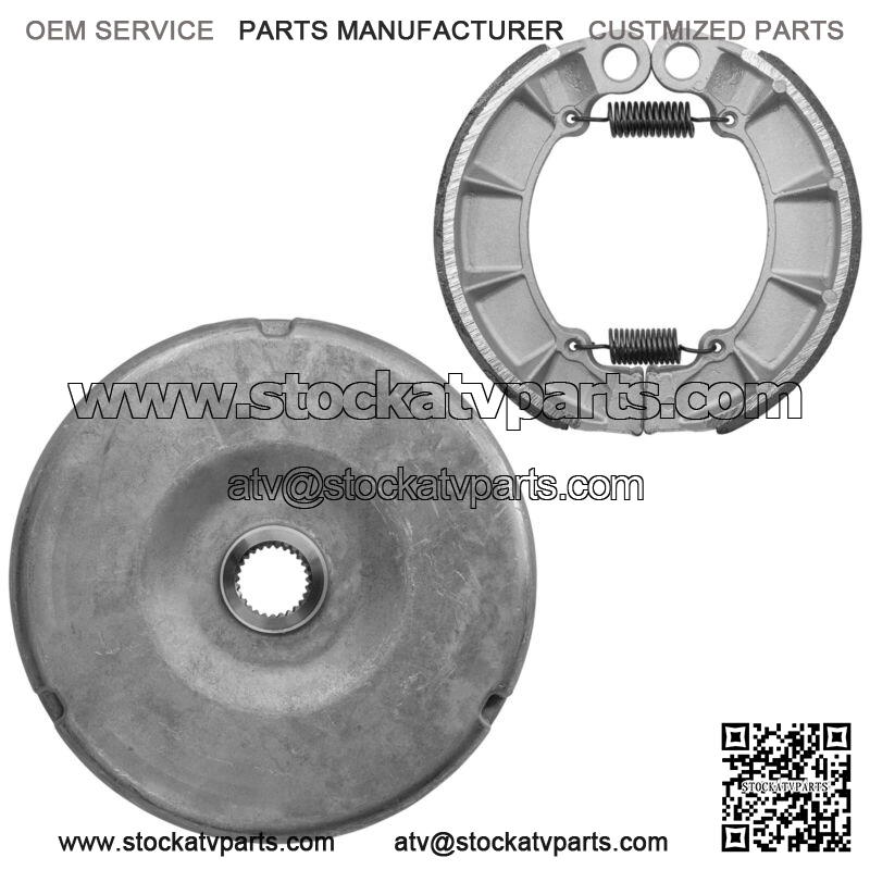 Rear Brake Drum W/Brake Shoes For Honda Foreman Rubicon 500 TRX500FGA 4x4 04-08 - Image 5