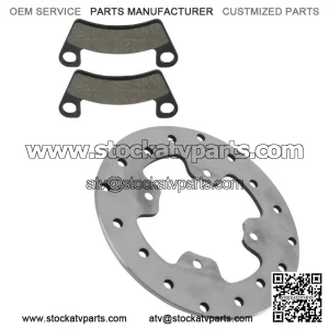 M166762 Front Brake Disc Rotor w/ Brake Pad for John Deere Right or Left