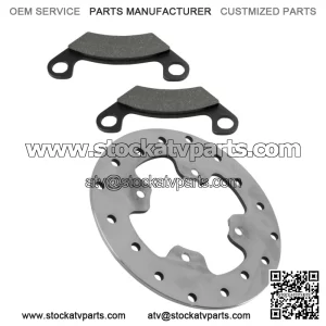 Rear Brake Disc Rotor with Brake Pad for John Deere RSX860 Gator Right or Left