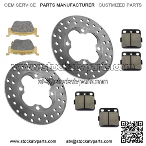 Front Brake Disc w/Front Rear Pads for Honda 45251-HP5-A51 06435-HN8-016