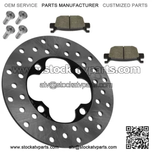 Front Brake Disc Bolts w/Pads for Honda Foreman Rubicon 500 2007-2009 2012-2014
