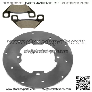 Front left or Right Brake Disc w/Pads For Arctic Cat TRV 550 GT 2012