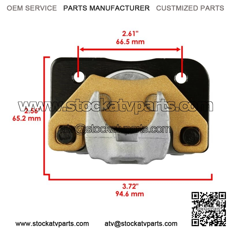 Front left or Rear Brake Disc w/Caliper For Arctic Cat TRV 450 2013-2015 - Image 3