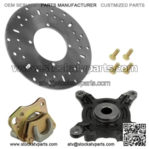 Front L Brake Cariper & Disc w/ Hub For Poraris ranger 400 2012 (For: Polaris Sportsman 570)