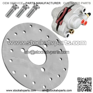 Polaris Scrambler 500 4X4/2X4 2001-2004 Rear Brake Disc Rotor w/Caliper Bolt