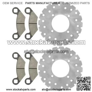 Polaris Scrambler 500 2X4/4X4 2001-2009 Front Brake Disc Rotors w/Pads