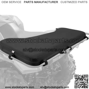ATV Rear Rack Pad Rack Seat Cushion for Polaris Arctic Cat Honda Black