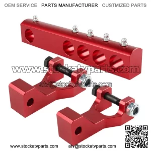 Red Lowering Drop Kit Billet For Yamaha Warrior Banshee 350 YFZ350 YFM350X