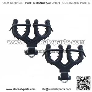 Double ATV Gun & Bow Rack C Model ATV2 with 150 lb Capacity for Secure Firearm and Bow Storage on ATVs