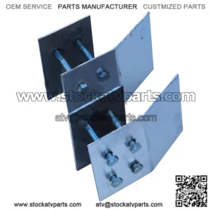 Aluminum Loading Ramp End Kit for ATV, 4-Wheeler, Lawnmower, and Truck Bed Lifting - Model 0100103