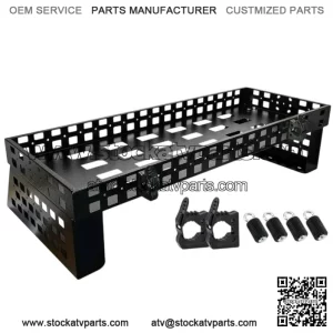 UTV Over Bed Cargo Rack Featuring Tool Clamps and Molle Panel Sides