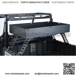 ATV/UTV Bed Rack Compatible with Honda Pioneer 500 - Large Upper Deck Basket (4913PF)