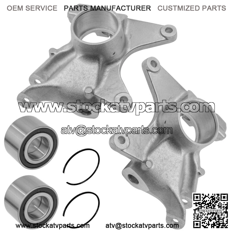 Front Left Right Knuckle Ball Bearing & Circlip for Can-Am Traxter Max HD8 2021 - Image 5