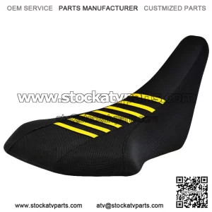 2003 - 2008 Suzuki LTZ 400 Z400 Seat cover  BLACK W/ YELLOW RIBS  Enjoy Mfg #207