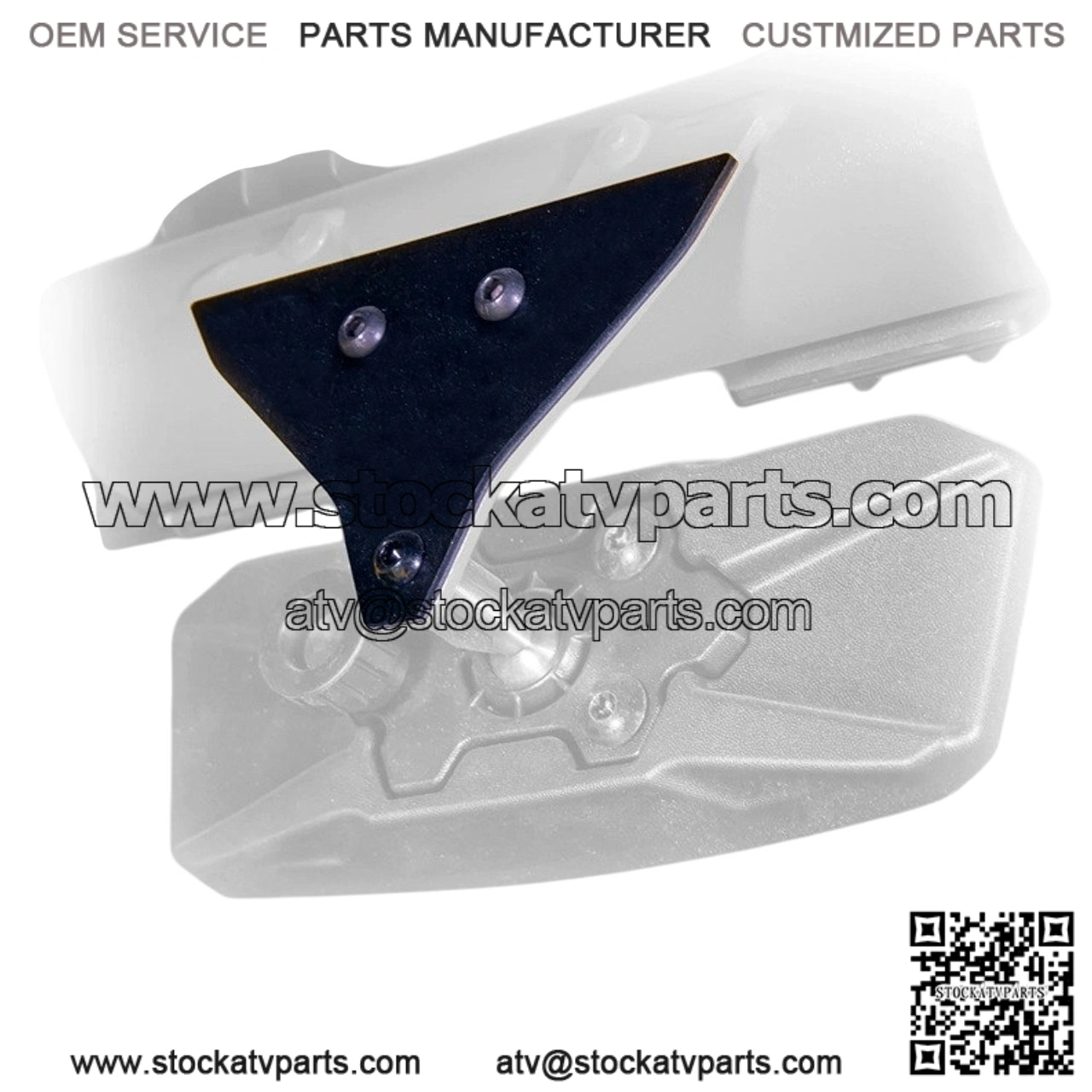 Center Mirror Tab Cover Plate for OEM Cage on Can-Am Maverick X3/Maverick R