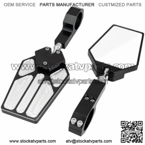 Billet Style Side Mirrors for Polaris Ranger Models