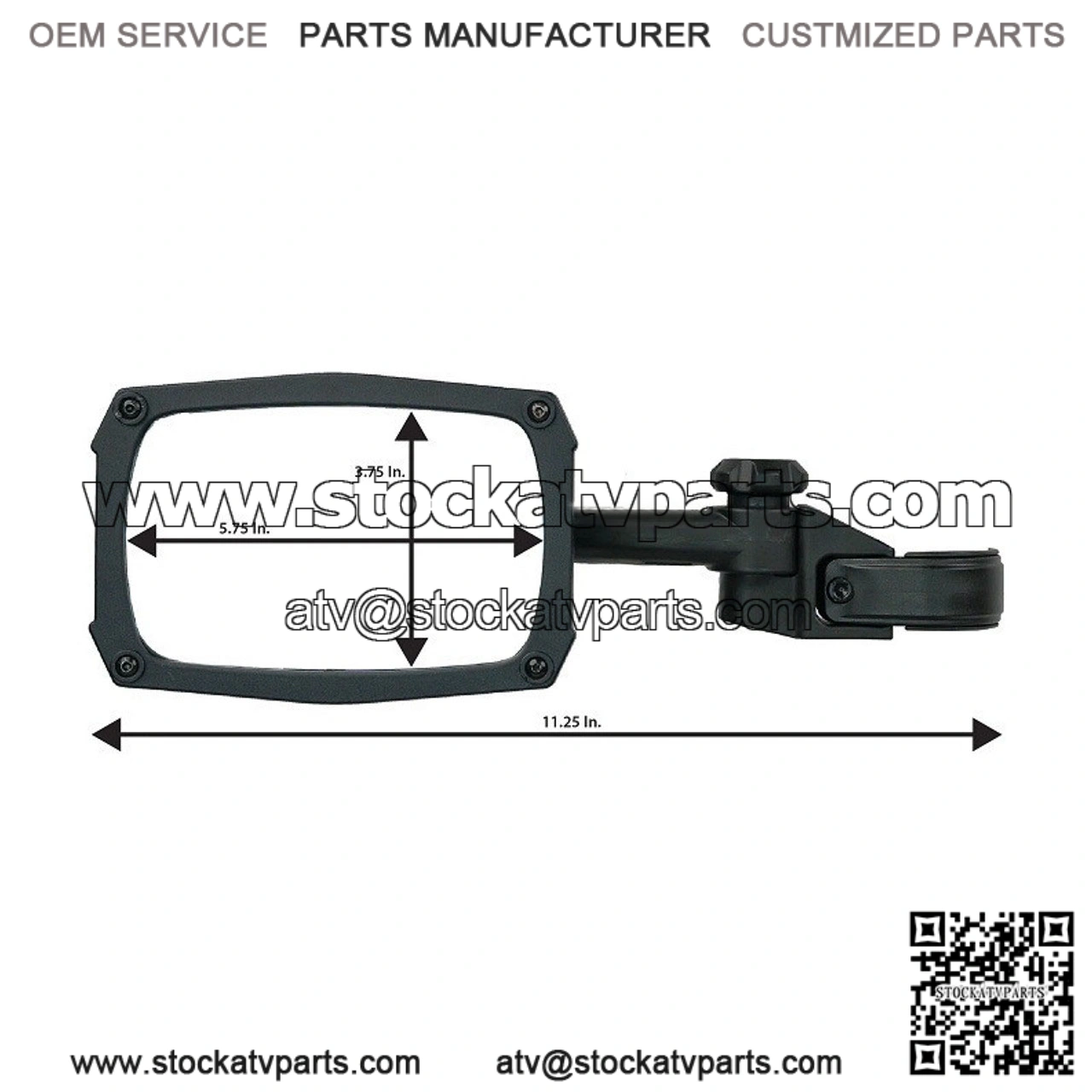 Side Mirror Designed for Kawasaki Ridge Models - Image 4