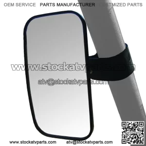Side/Rearview Mirror ?C Compatible with 2-Inch and 1.875-Inch Round Tubes