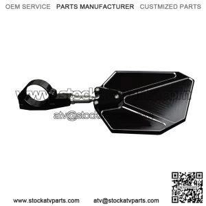 Convex Billet Mirror Kit Designed for Round Bars