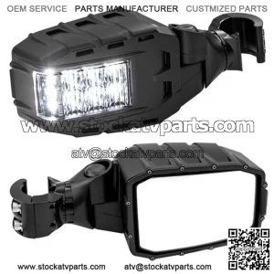 Off-Road LED UTV Side Mirrors for Polaris Ranger