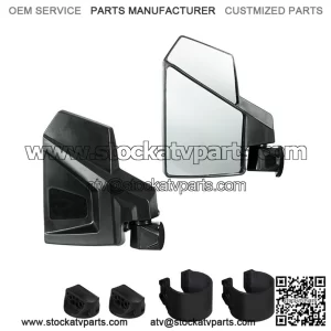 Pair of Side Mirrors for Kawasaki Mule / Ridge / Teryx / KRX