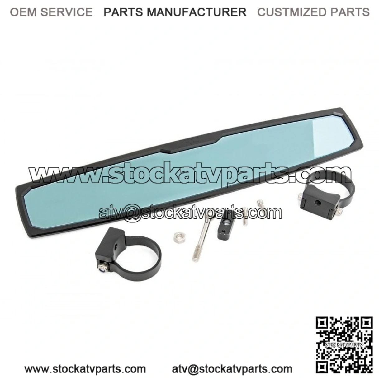 17-Inch Aluminum Rearview Mirror for UTV Applications