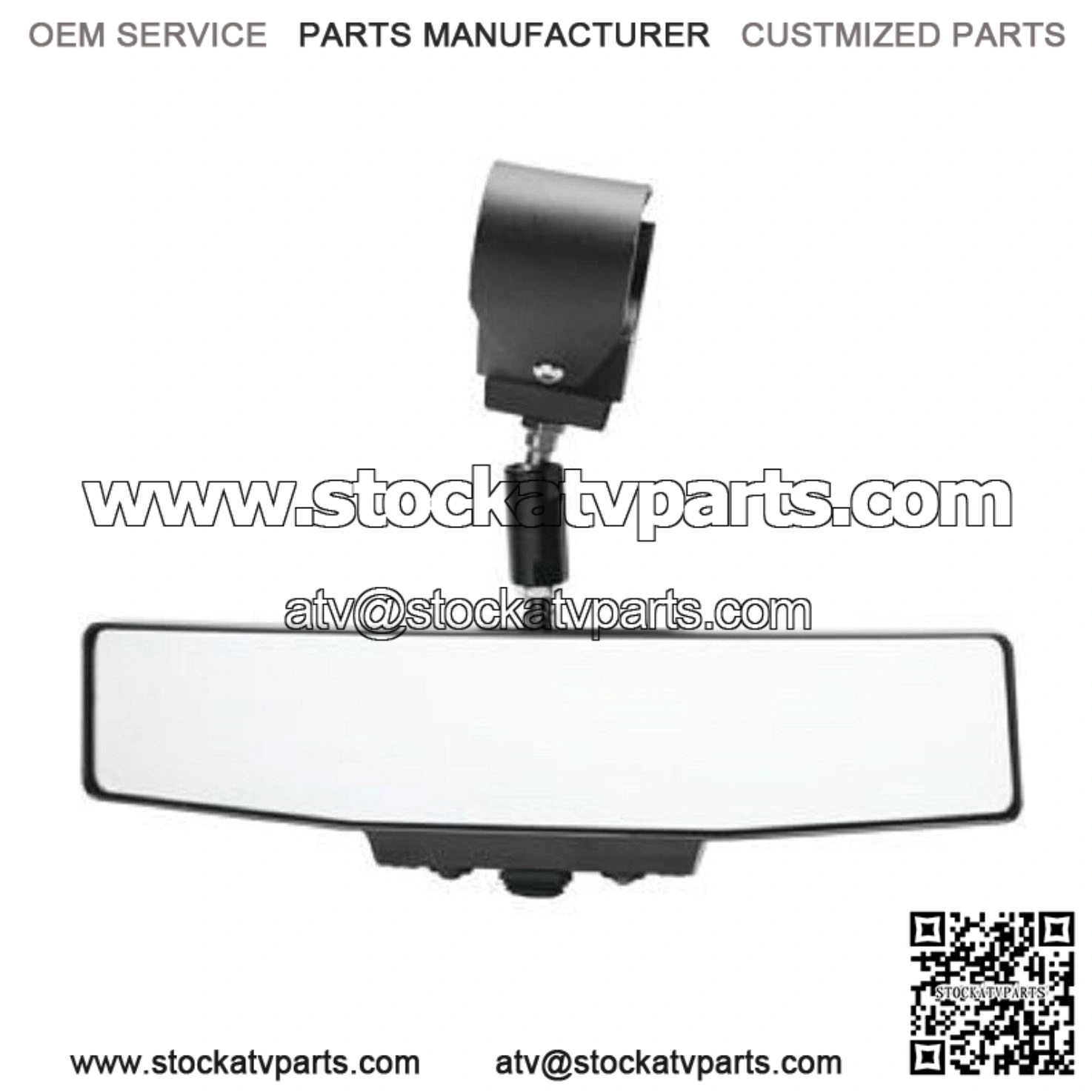 Rear View Mirror Fits Honda Pioneer/Talon 1.75"-2.00" Roll Cages