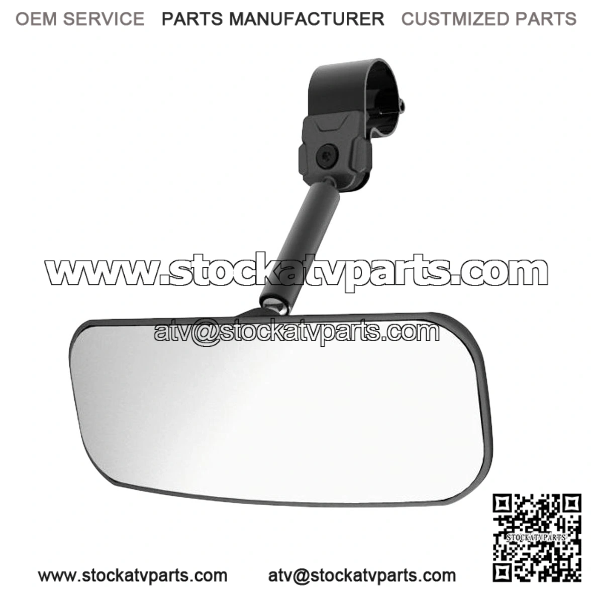 Rear View Mirror for YXZ 1.75" Roll Bar