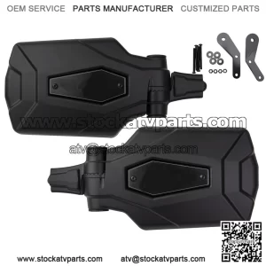 Pivoting/Folding UTV Mirror Kit with A-Pillar Mounts for Honda Pioneer/Talon